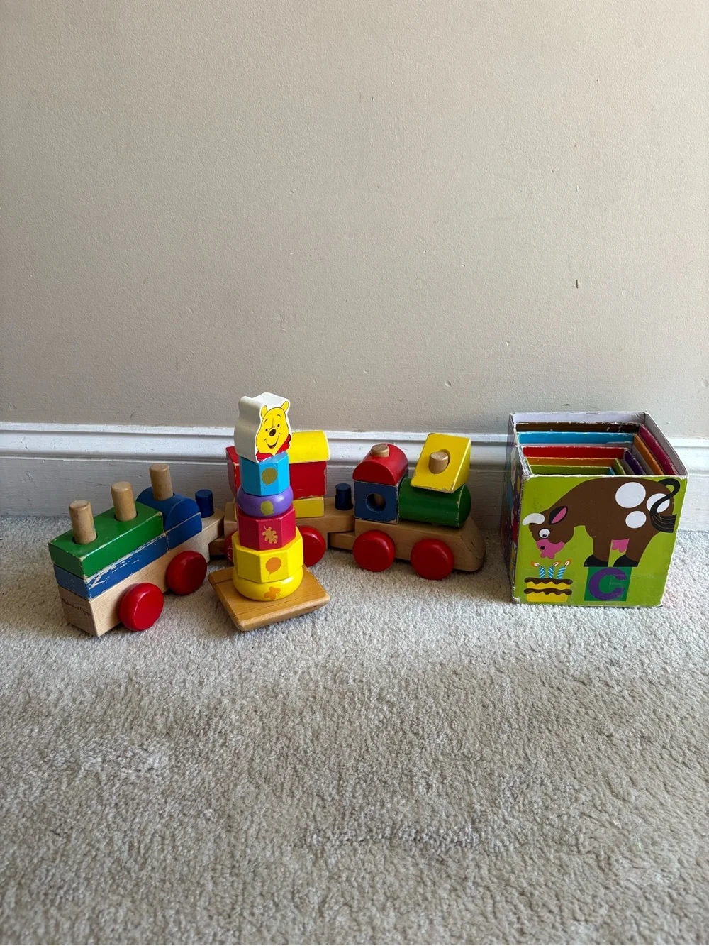 Melissa and Doug stacking and learning toy lot